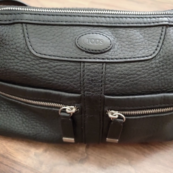 Tods Black Leather Hobo Bag - Picture 2 of 7